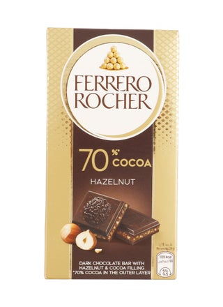 Rocher Hazelnut Dark Chocolate Bar
